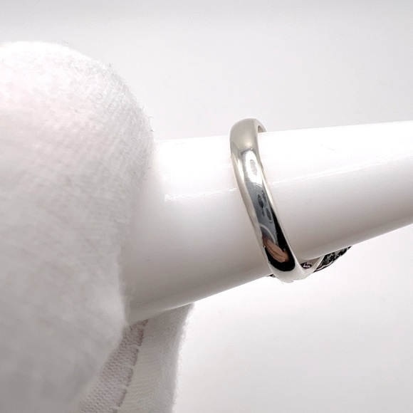 Genuine Faceted Marquise Amethyst .925 Sterling Silver Ring - Picture 11 of 17